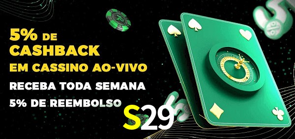Promoções do cassino ao Vivo S29